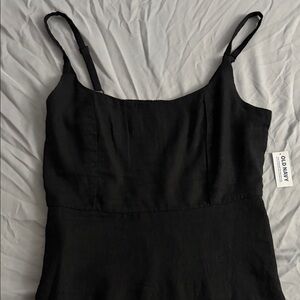 Old Navy Elegant Black Spaghetti Strap Dress